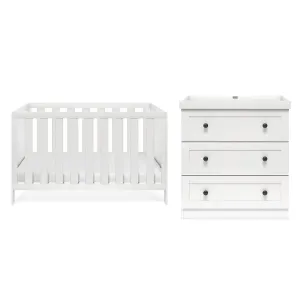 Silver Cross Bromley 2 Piece Room Set - White