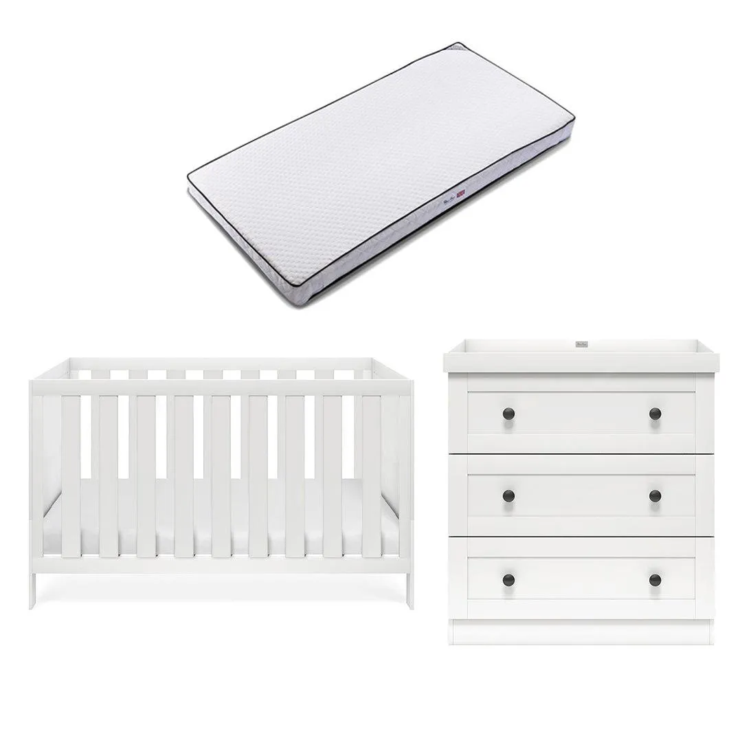 Silver Cross Bromley 2 Piece Room Set - White