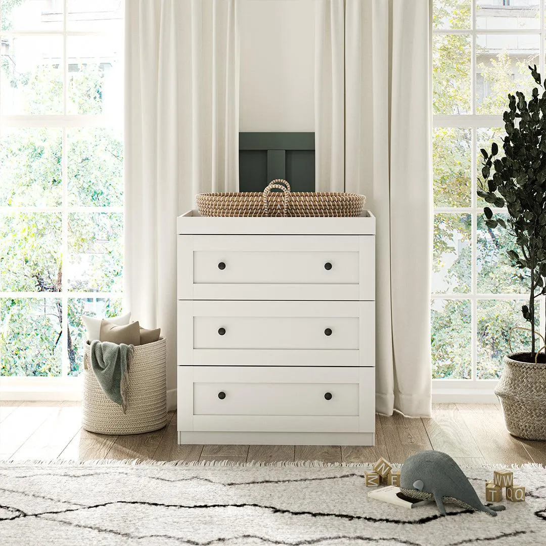 Silver Cross Bromley 2 Piece Room Set - White
