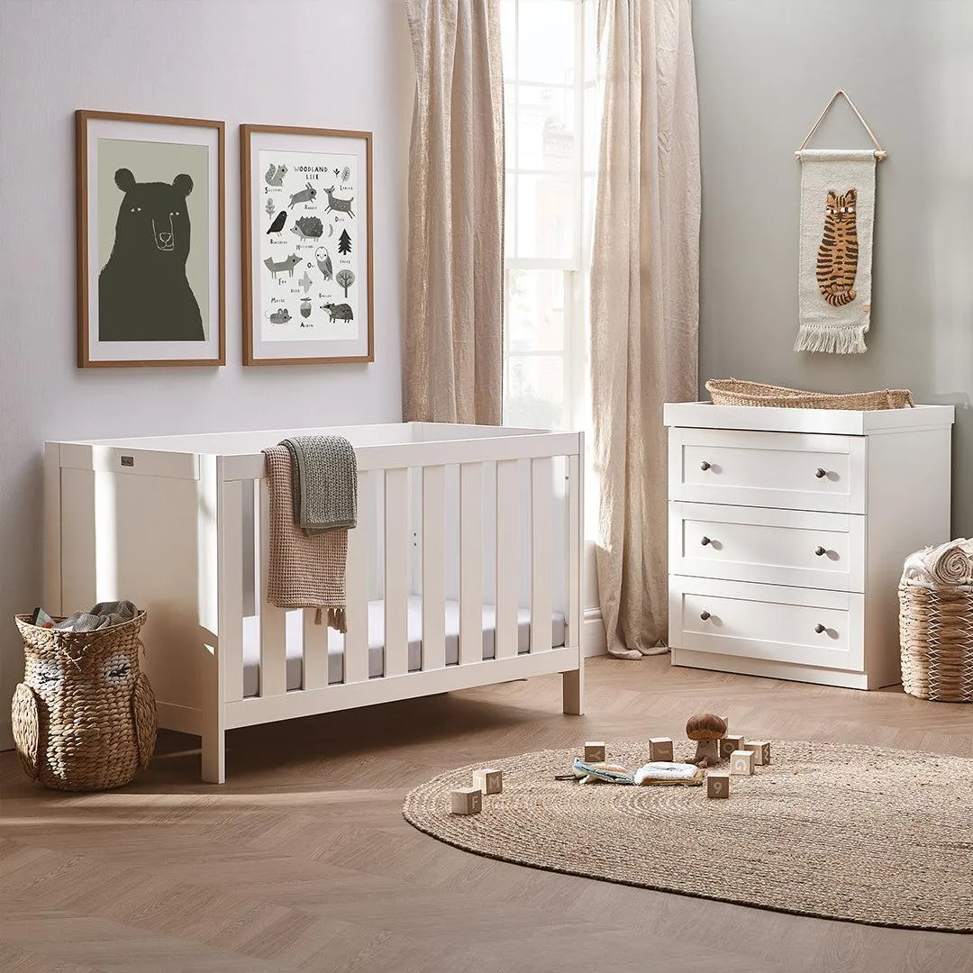 Silver Cross Bromley 2 Piece Room Set - White