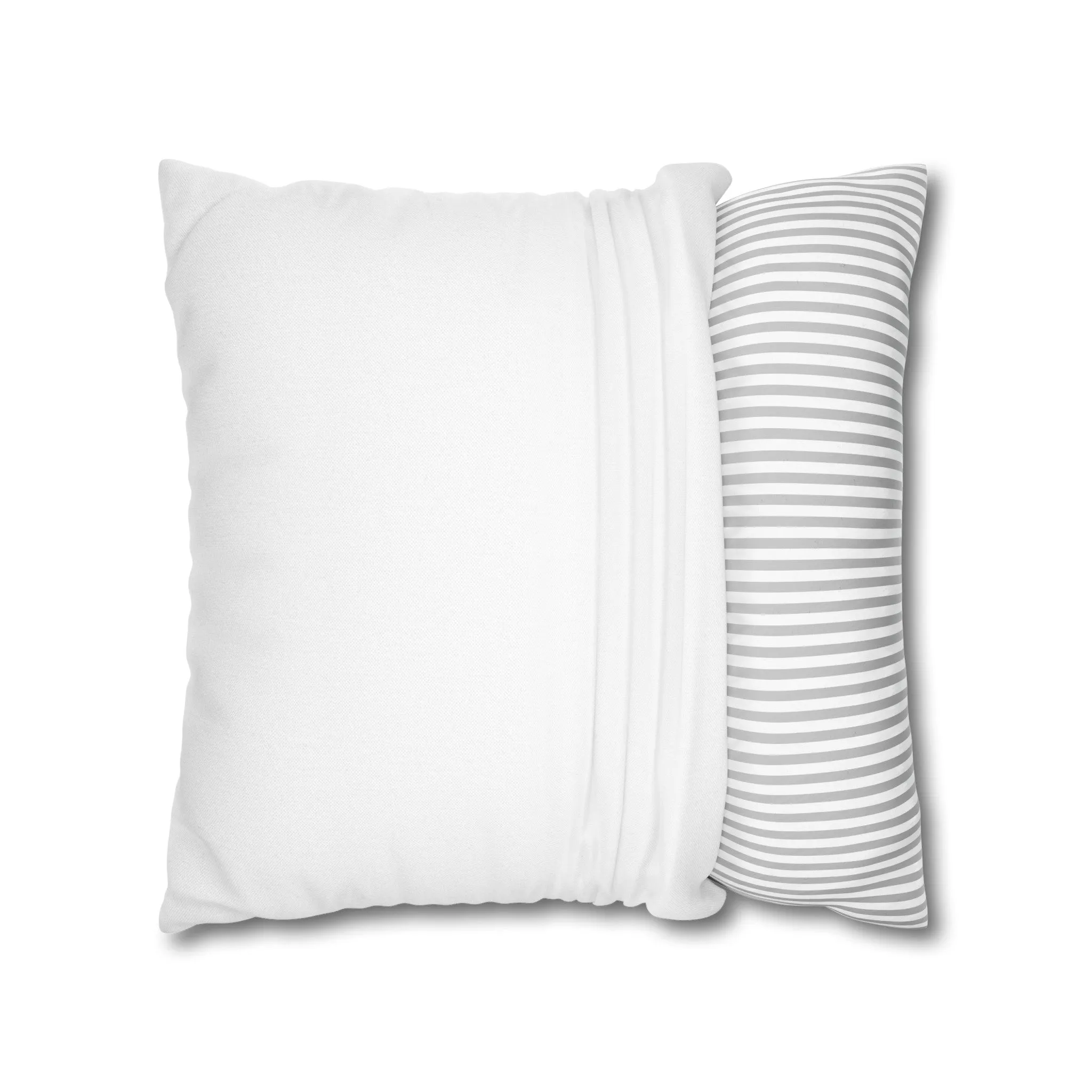Spun Polyester Square Pillowcase
