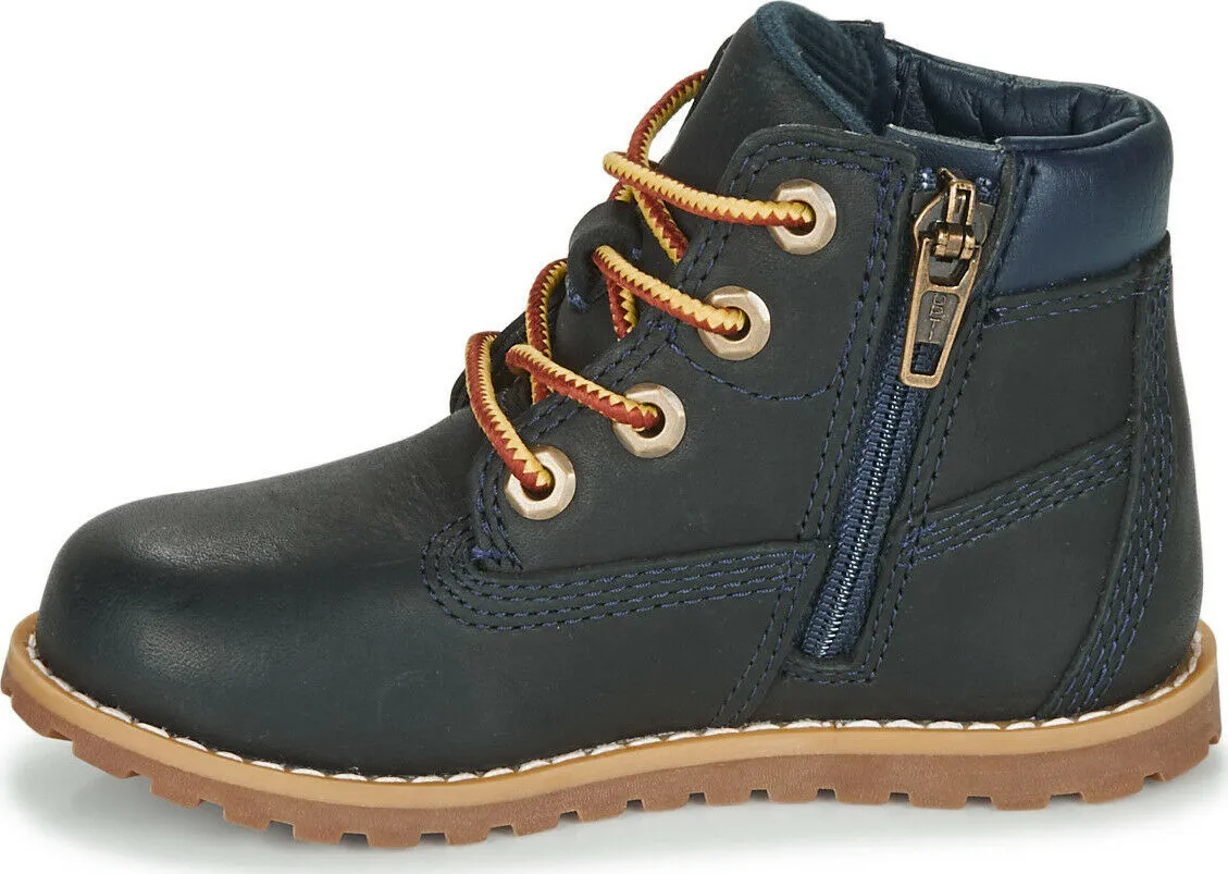 Timberland 40729-210 Toddler Blue Pokey Pine 6-inch Boot Shoes BS430