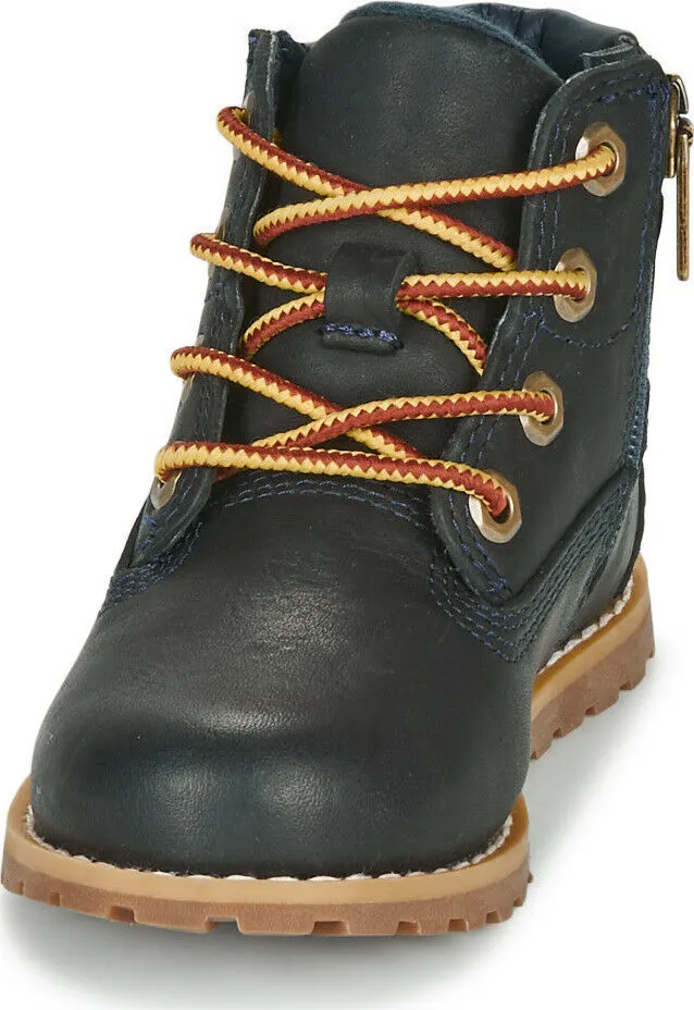 Timberland 40729-210 Toddler Blue Pokey Pine 6-inch Boot Shoes BS430