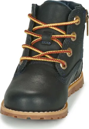 Timberland 40729-210 Toddler Blue Pokey Pine 6-inch Boot Shoes BS430