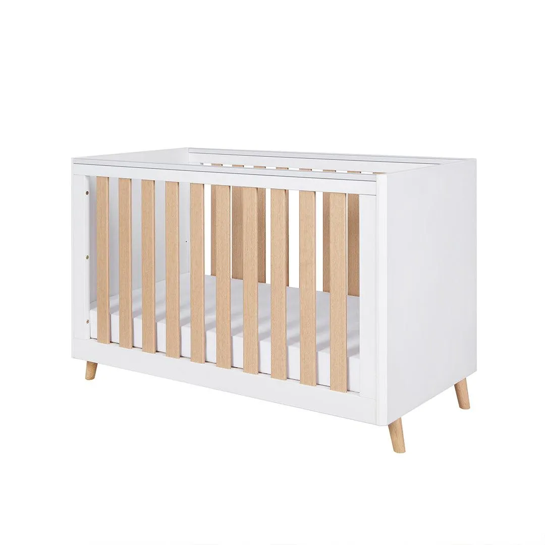 Tutti Bambini Fika Mini 2 Piece Room Set - White/Light Oak