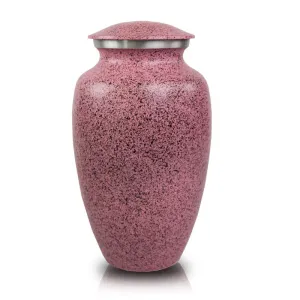 Two-Tone Pink Classic Cremation Urn In Large