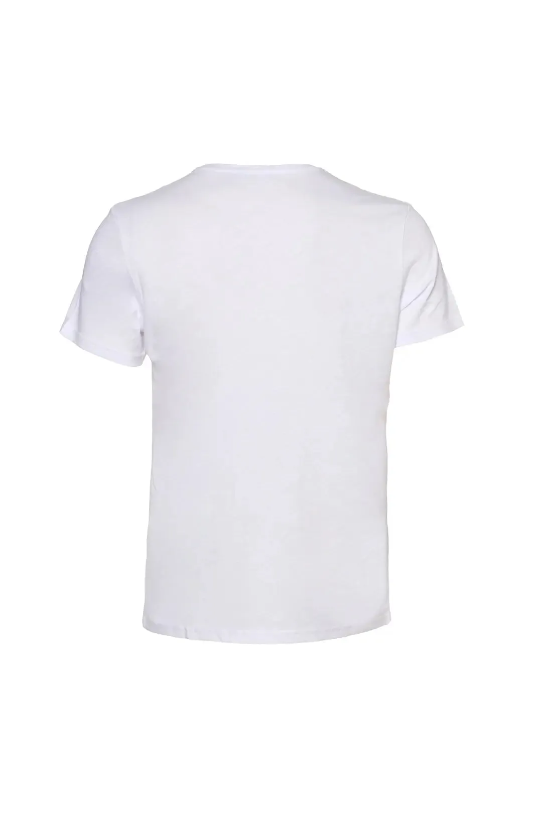 White Pure Cotton Marc Men's Basic T-Shirt