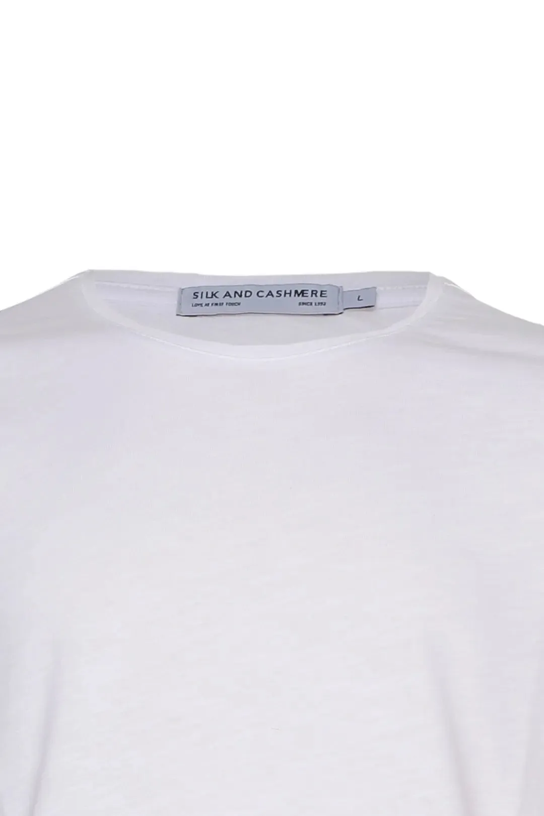 White Pure Cotton Marc Men's Basic T-Shirt