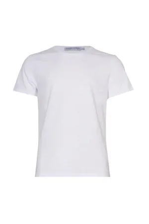 White Pure Cotton Marc Men's Basic T-Shirt