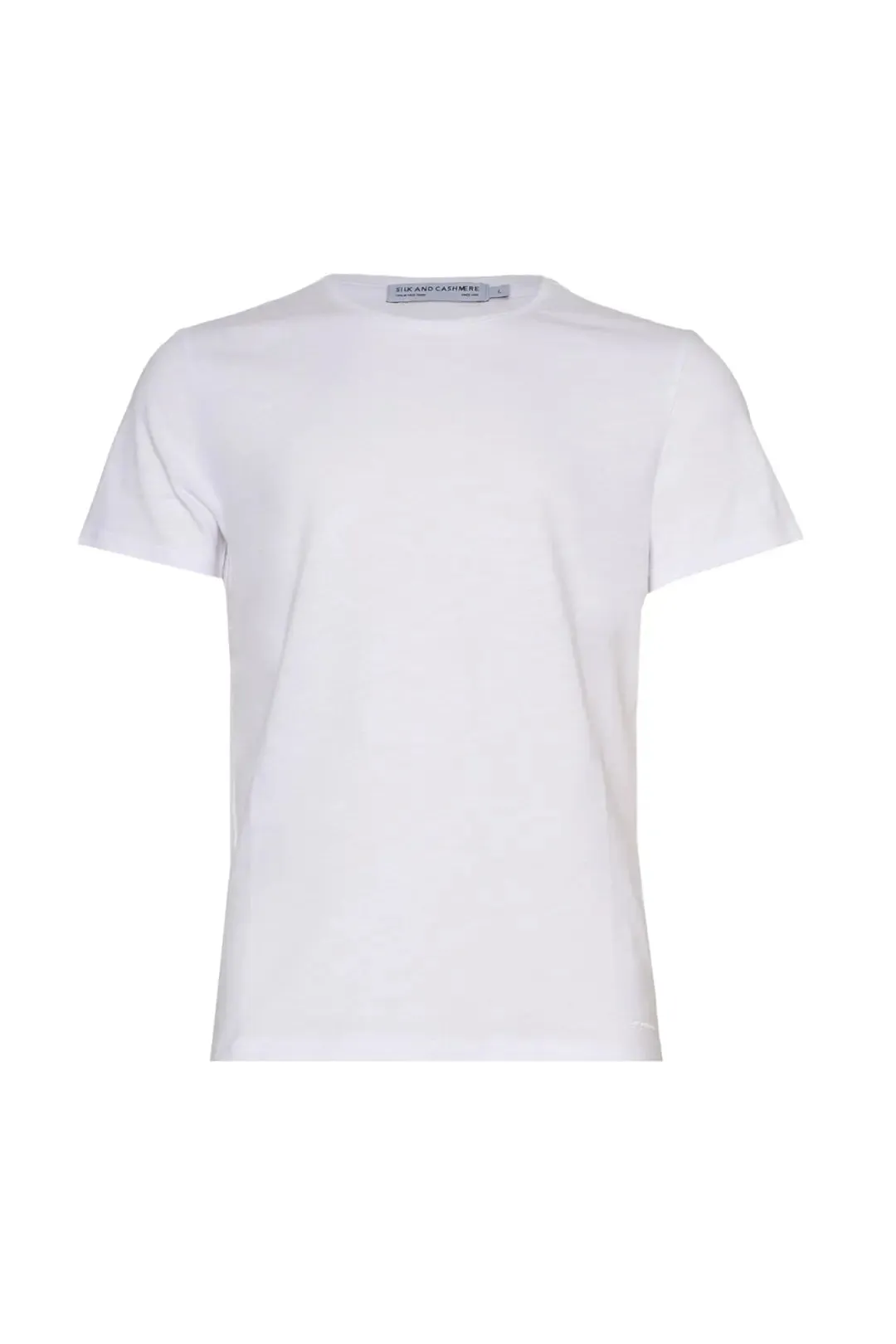 White Pure Cotton Marc Men's Basic T-Shirt