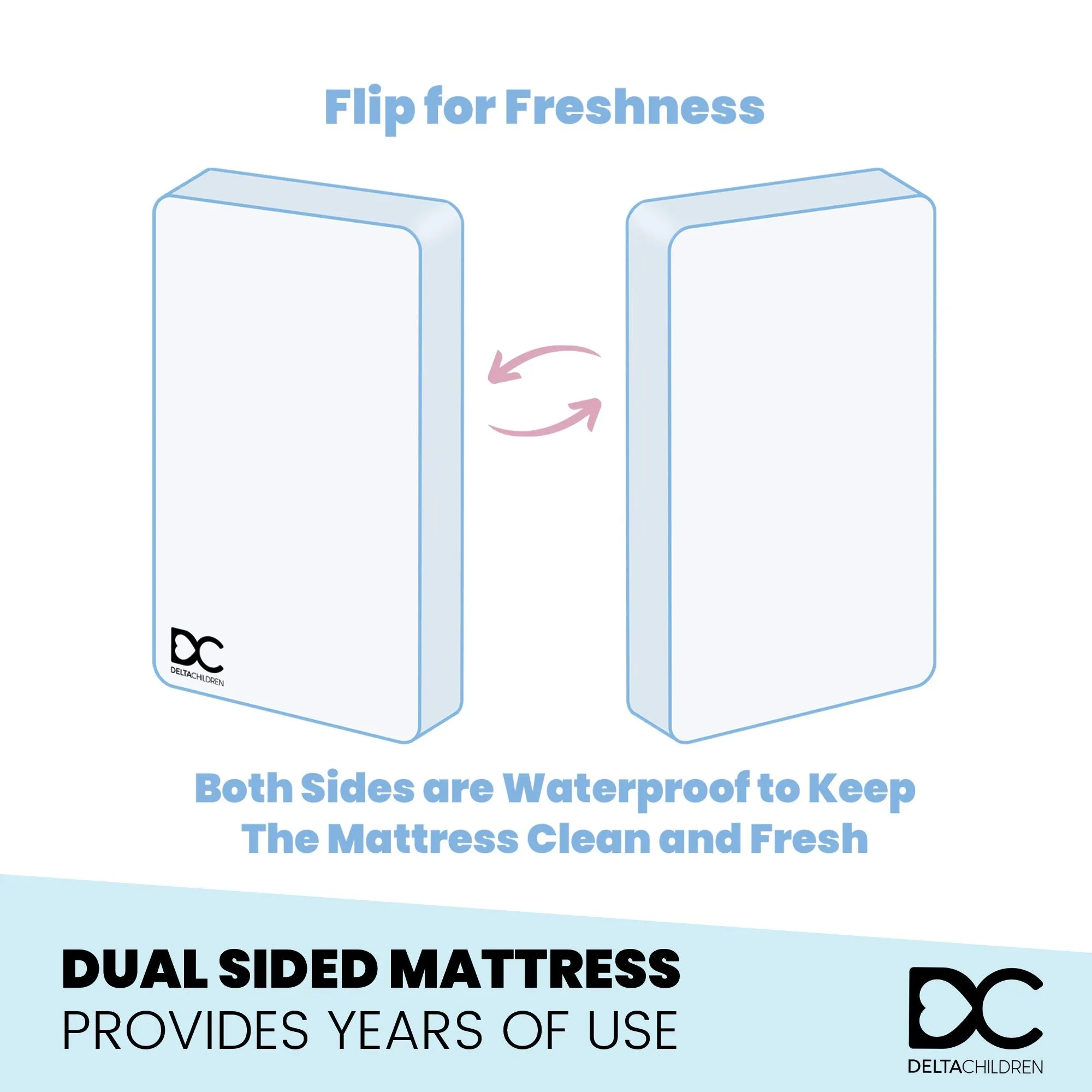 xSweet Bliss Dual Sided Crib & Toddler Mattress